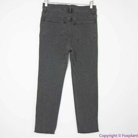 NEW Madewell Stovepipe Jeans in Banberry‎ Wash: Raw-Hem Edition, 28 - Picture 6 of 16